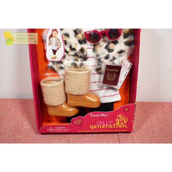 Our Generation Fashion Outfit for 18" Dolls- Travel Chic - Picture 2 of 4